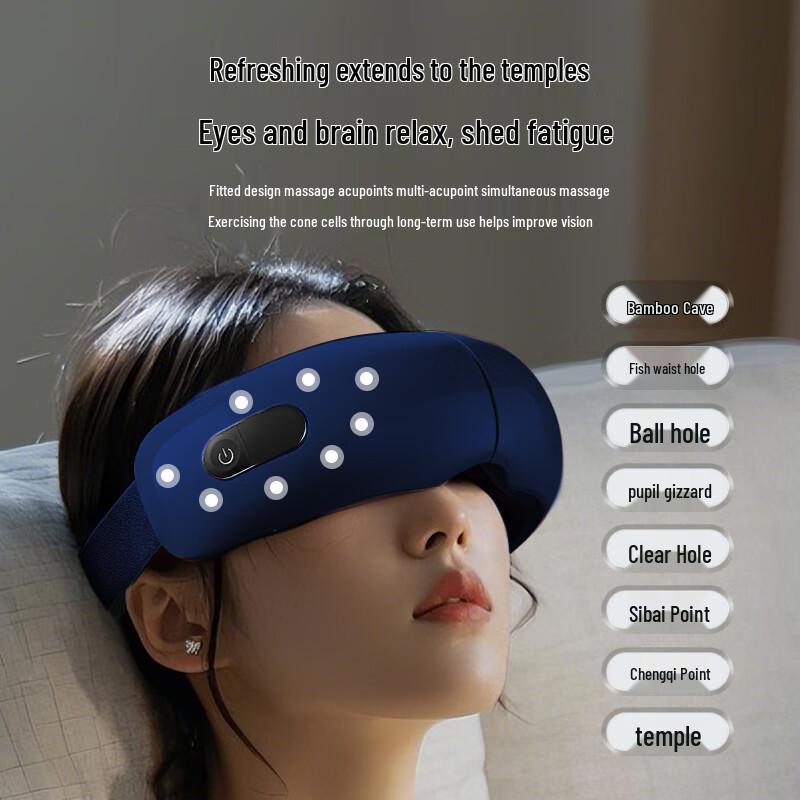 Morphy Richards MF112 Foldable 5D Airbag Eye Massager with Heat & Bluetooth