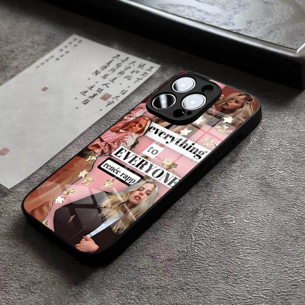 R-Renee Rapp Singer Actress Phone Case For IPhone 17 Pro Max 14 Pro 15 12 11 13 Mini X XR XS 16 Plus SE Glass Cover