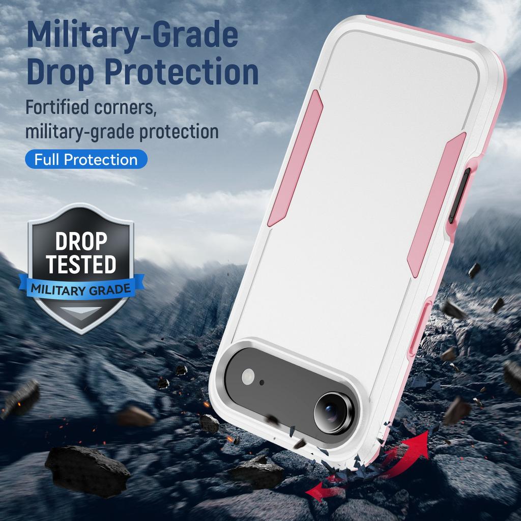For iPhone Air Case PC+TPU Military Grade Drop Protective Phone Cover