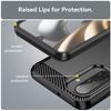 For Samsung Galaxy A17 Case Protective Phone Cover Carbon Fiber Texture Brushed