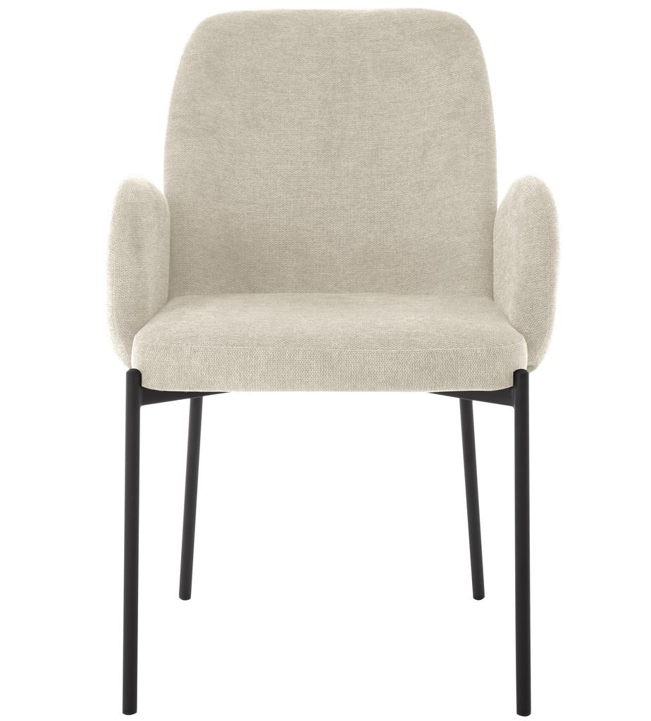BLUMO upholstered chair, beige fabric