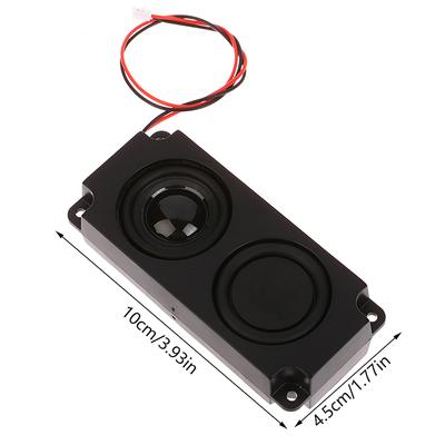 3W 4 Ohm Mini Celopásmový Reproduktor s Čistým Zvukem a Dutinou, Duální Vibrační Membrána, Audio Reproduktorová Skříňka, Konektor pro TV Počítač