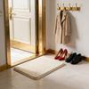 Bodenmatte Maschinenwaschbar Dick Plüsch Badezimmerteppich Super Saugfähig Schnelltrocknend Weich Rutschfest Duschmatte