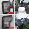 2 Stück Motorrad Lenkerstulpen Handschutz Winter Winddicht Wasserdicht Verdickt Warm Thermisch Mobile Lenkerabdeckung Handschuhe