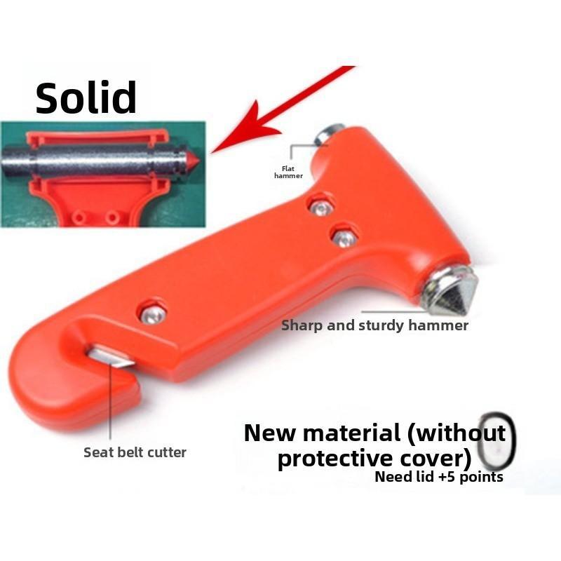 Vehicle-mounted Dual-purpose Emergency Fire Safety Hammer Fully Solid Bagged