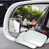 Mirrors 360 Degrees Adjustment Round Blind Spot Reversing Wide Angle Lens Rearview Mirror 2Pcs White