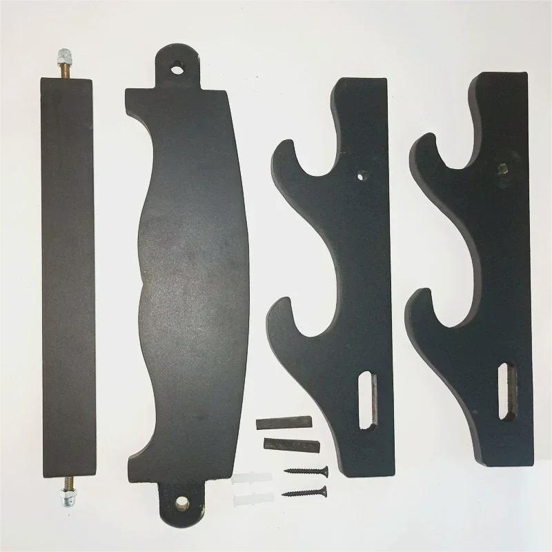 1/2/3 Tiers Wall Mount Sword Stand Black Brown Japanese Katana Holder Samurai Sword Knife Display Stand Living Room Decoration