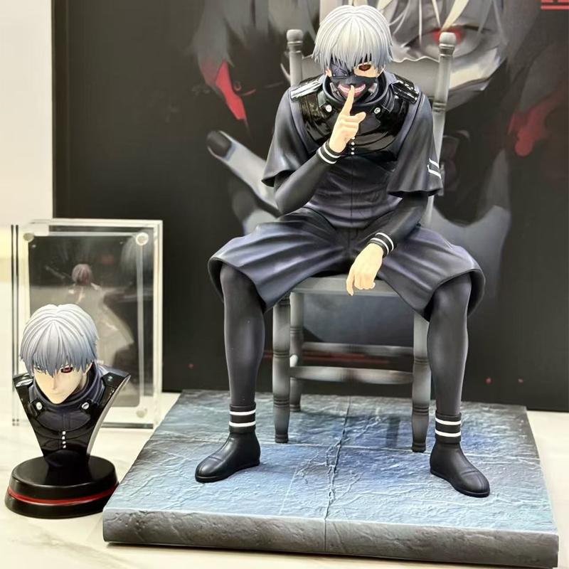 Kaneki Ken Figures Tokyo Ghoul Figure Anime Peripherals Statue Pvc Two Headed Models Collection Statue Toys Girls Birthday Gifts