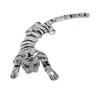 Yousheng Brooch Pin Shiny Rhinestones Inlaid Tiger Shape Badge Rust-Resistant Lightweight Bendable Tiger Brooch Fashion Accessories