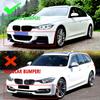 For BMW 3 Series F30 F31 2012-2018 M Style Front Bumper Splitter Lip Car Body Kit Car Tuning Bumper Diffuser Spoiler Guard