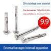 National Standard 304 Stainless Steel Hex Head Internal Expansion Bolt M6-M12