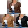 Jachetă de costum pentru femei cu închidere cu nasturi pentru birou și purtare casual