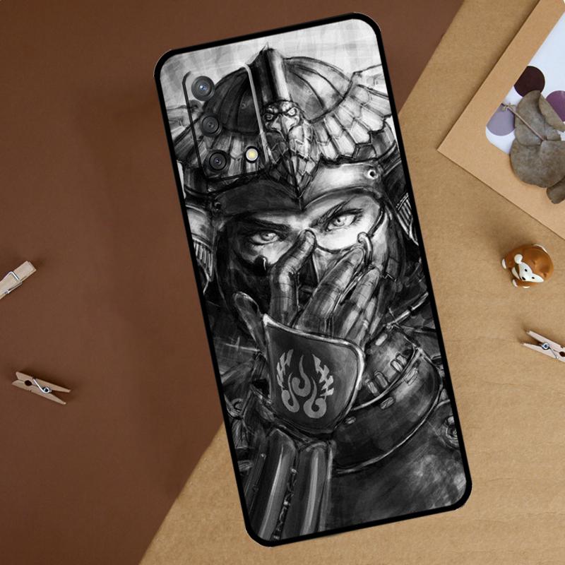 Japan The Samurai Ninja For Oppo A18 A38 A58 A78 A98 A40 A60 A80 A74 A94 A54 A16 A76 A96 A15 A57S A17 A77 Phone Case