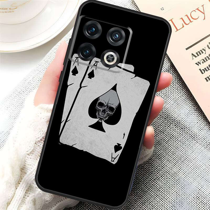 Poker Cards Cover For OnePlus 15 13 13R 13T 12 12R 10T 11 10 Pro OnePlus Nord 5 CE 3 4 Lite N20 N30 Case