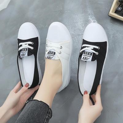 Women's Korean Style Breathable Canvas Shoes - Comfortable, All-Match, Shallow Mouth Design