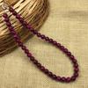 8mm Natural Pink Star Tiger Eye Gemstone Round Beads Jewelry Handmade Beaded Choker Partywear Necklace 17-20" 8BN-74