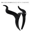 [Silver & Style] Succubus Horn Devil Headband, Cosplay Devil Horns, Cute Halloween (Black)