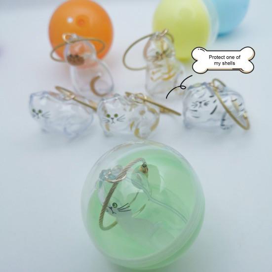 Cat Hair Storage Bottle Transparent Pet Fur Keepsake Keychain for Collecting Cat And Dog Hair Pet Memorial Gift