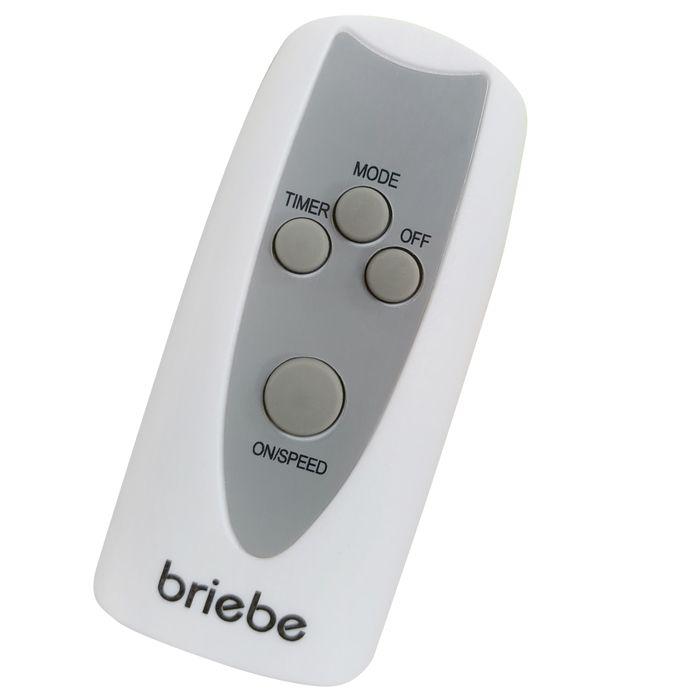 Ventilateur sur Pied - Briebe - BRI-FN122397W - 45W - Télécommande - Minuterie 7,5h