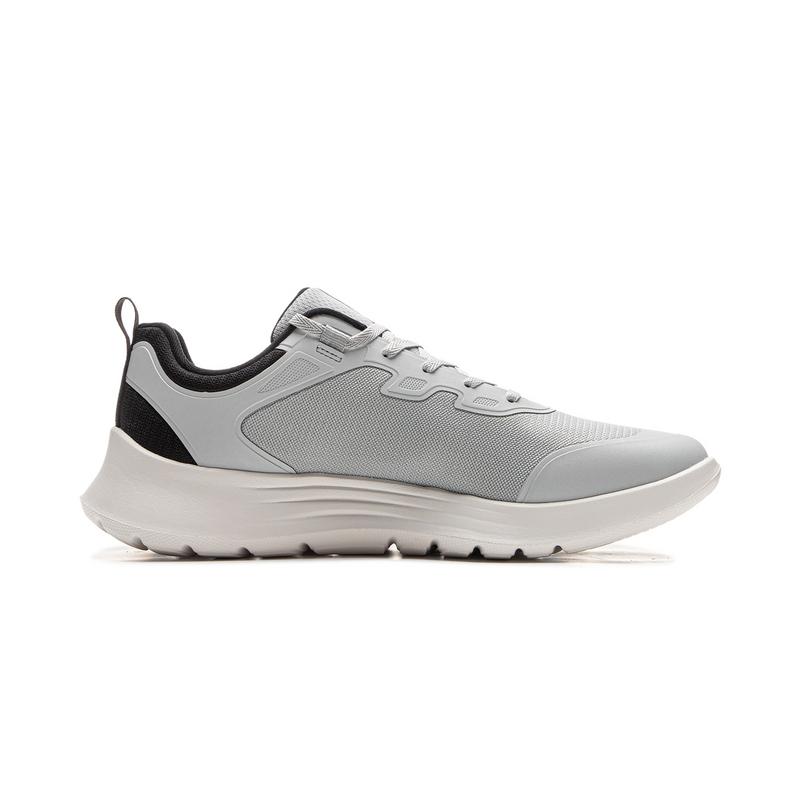 Li-Ning Lightweight Soft Rebound Casual Running Shoes Men Sneakers Light-Gray ARSU069-2