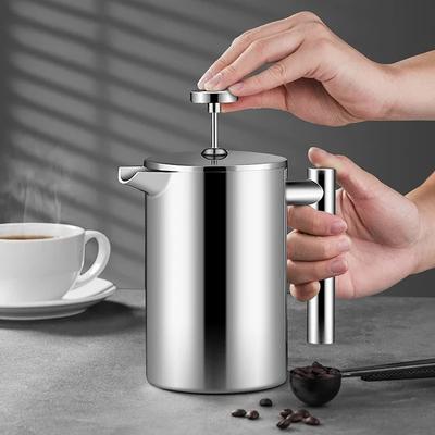 Coffee Pots French Press Coffee Maker Stainless Steel Double Walled Insulated 350ml/800ml/1000ml Coffee Maker Pot Coffeeware