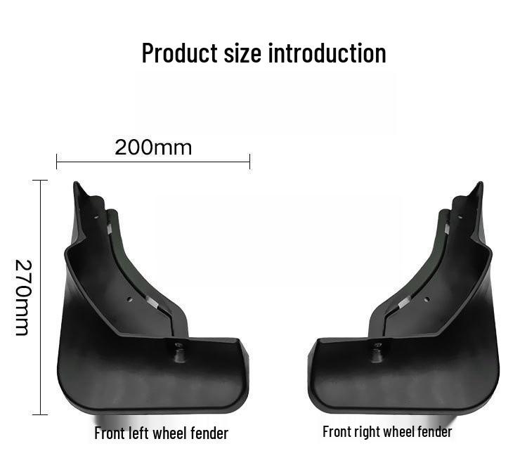 BYD Song PLUS 2020-2021 Mud Flaps - Soft Tire Mudguards