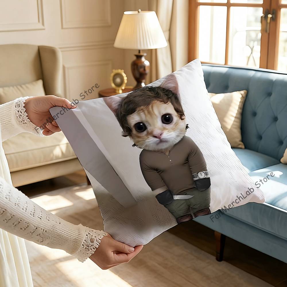 

DDexter Morgan Pillowcase Pillowslip Cushion Plush Boys Girls Cartoon Anime Kawaii Decoration Kids Birthday Cute Gifts 30x30cm