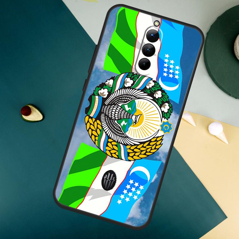 Emblem of Uzbekistan National Flag For ZTE Nubia Red Magic 10S Pro Plus 7 6S 7S 8 9 8S 9S Pro Red Magic 10 Air 11 Pro Plus Case