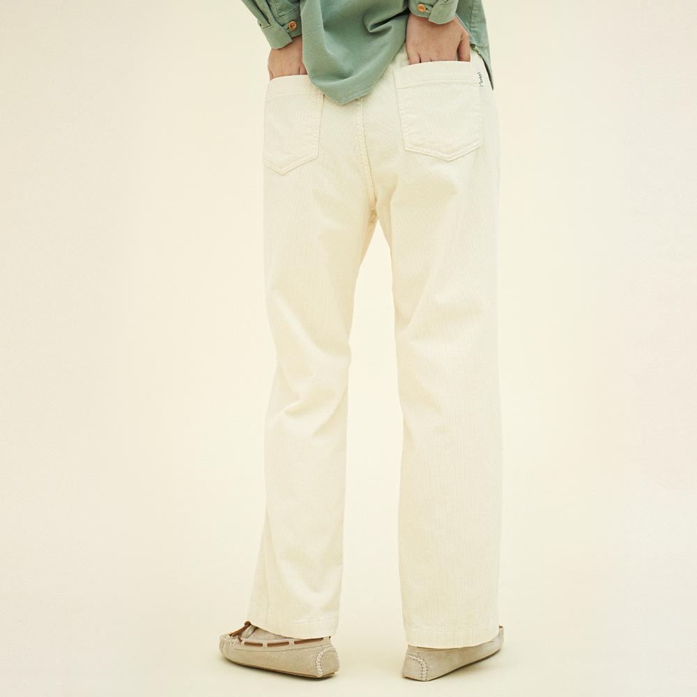 CHIQUITA [Winter 24] 5-Pocket Pants (Corduroy) Cream 244501Scr