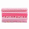 7Pcs Pure Cotton Material Fabric Bundle 50*50cm Square Size Pre-cut Fabric  Dorm Bedding Making