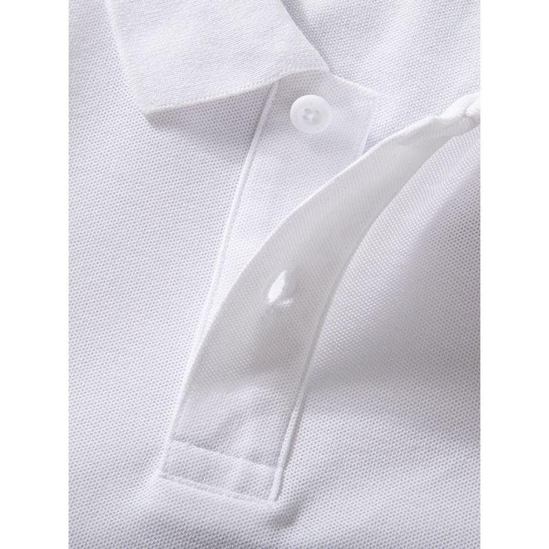 Short-Sleeved Men's Polo Shirt 2025 Summer New Style Breathable Half-Sleeved Top Versatile Business Casual Work Clothing Lapel T-Shirt