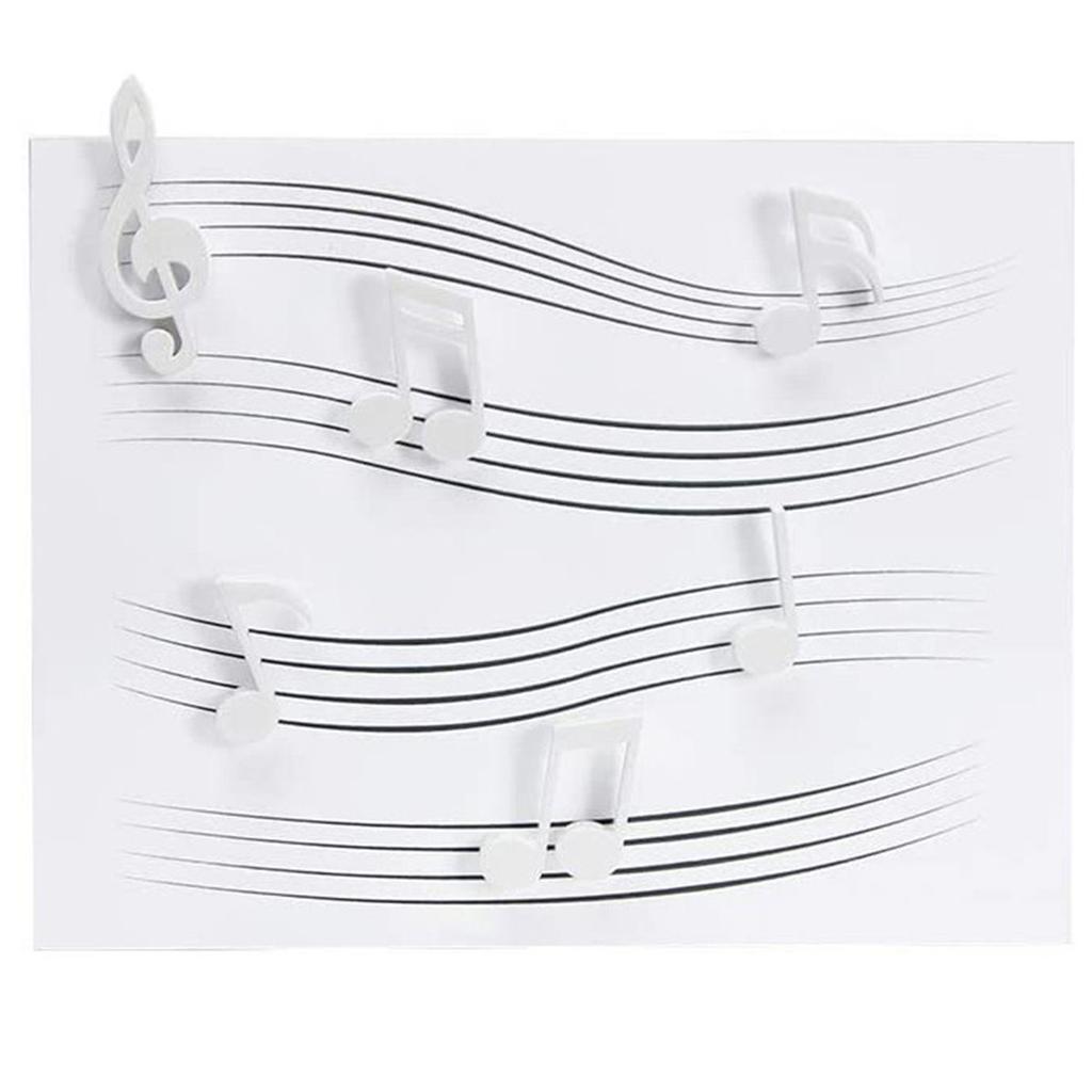 6 PCS/Set Fridge Magnets Creative Musical Notes Magnet Refrigerator Message Sticker Home Decor