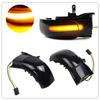 For VW Volkswagen Touran 1T1 1T2 2003 2004 2005 2006 2007 2008 2009 LED Dynamic Turn Signal Light Side Mirror Sequential Blinker