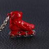 Roller Skate Car Key Ring Bag Holder Skate Key Chain Key Chain Skating Pendant Single row skating