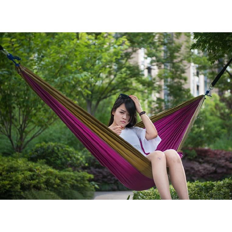 

Tewango портативний 1-2 особи відкритий кемпінг висить гамак гойдалка ліжко нейлон AS PHOTO SHOWNk2