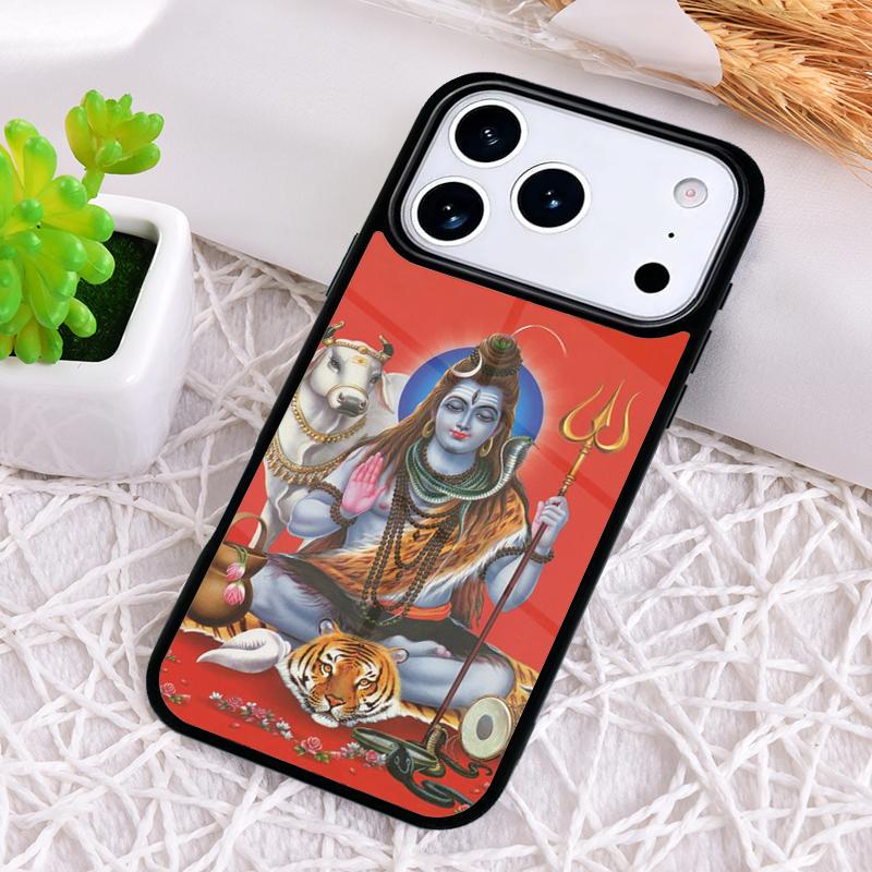 Lord Shiva Hindu God Buddha India Phone Case for iPhone 17 Air 16 15 11 12 14 13 Pro Max Shockproof Cover