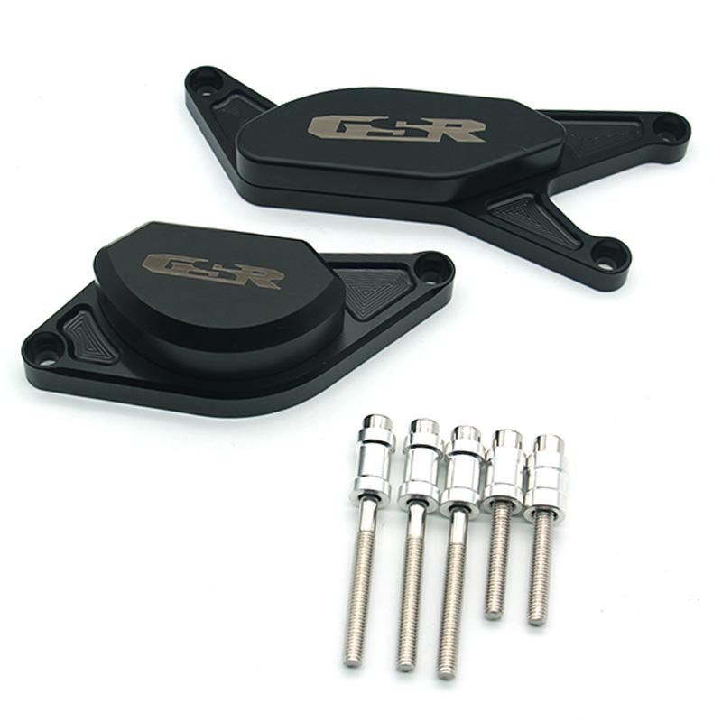 Para SUZUKI GSR400 GSR600 GSR 400 600 2006 2007 2008 2009 2010 2011 2012 Conjunto Completo Motor Crash Pads Quadro sliders Prote