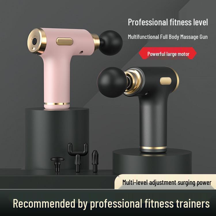 Compact Silent Massage Gun: Powerful, Low-Noise, Long-Lasting Battery with High-Frequency Vibration