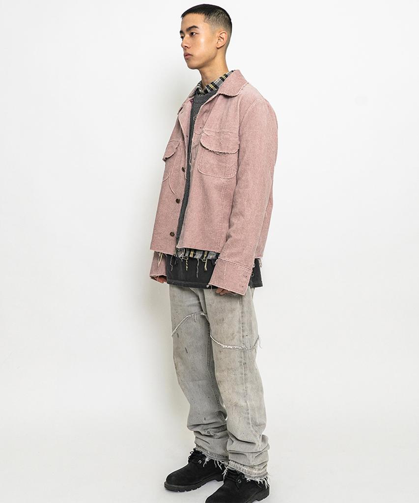 Sunday Fruit Market Farm Corduroy Jacket Charcoal