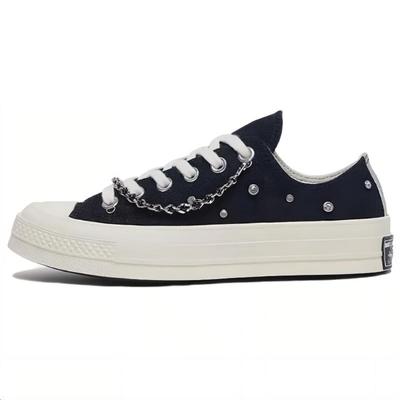 1970s Comfortable Low-Top Espadrilles Unisex Black