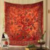 Boho Baum des Lebens Wandteppich, Polyester Bohemian Natur Wandbehang, Schlafzimmer Wohnheim Heimdekoration, Spirituelles Geschenk