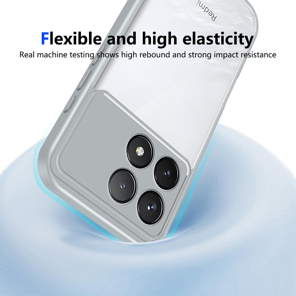 For Xiaomi Poco F8 Pro 5G Case Air Cushion Shockproof Silicone Bumper Clear Matte Back Cover Hard Phone Case for Poco F8Pro 2025