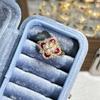Temperament Versatile Color Butterfly Enamel Ring Women's New Light Luxury Retro Fashion Niche Design Fashion Ring