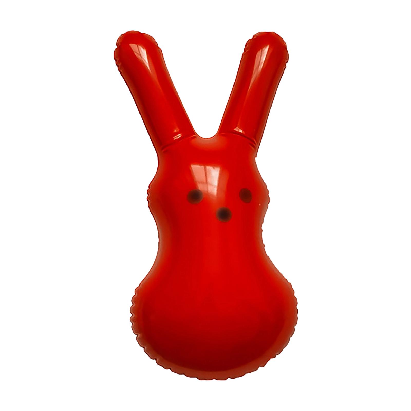 

Inflatable Bunny Toy Party Decoration Easter Cartoon Character Inflatable Animal Figure for Indoor Outdoor Events and Celebrations красный
