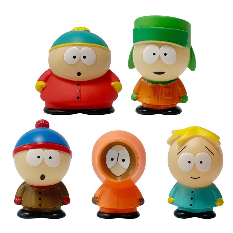 

5Pcs/Set South Park Anime Figure The Stick of Truth Kenny McCormick Stan Marsh Adorable Lovely Dolls American Band Ornaments