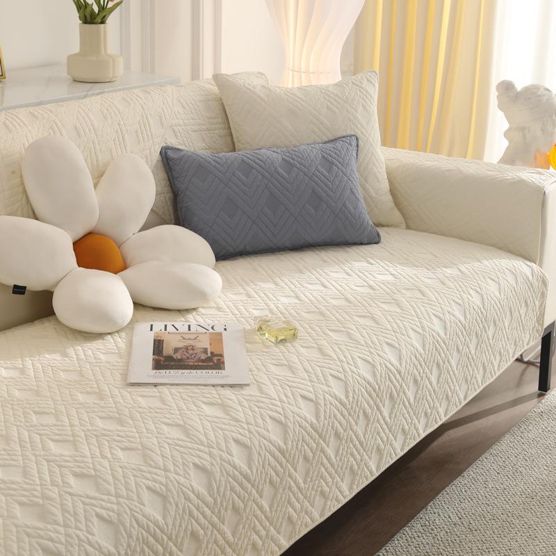 Foreign Trade New Nordic Simple Sofa Cushion Four Seasons Pure Cotton Non-Slip Seat Cushion Winter Sofa Cover Cover Towel Cover Cloth