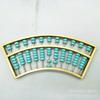 Wholesale Copperware Brass Ornaments Brassware Guangjin Fan-Shaped Ruler Decorative Metal Crafts