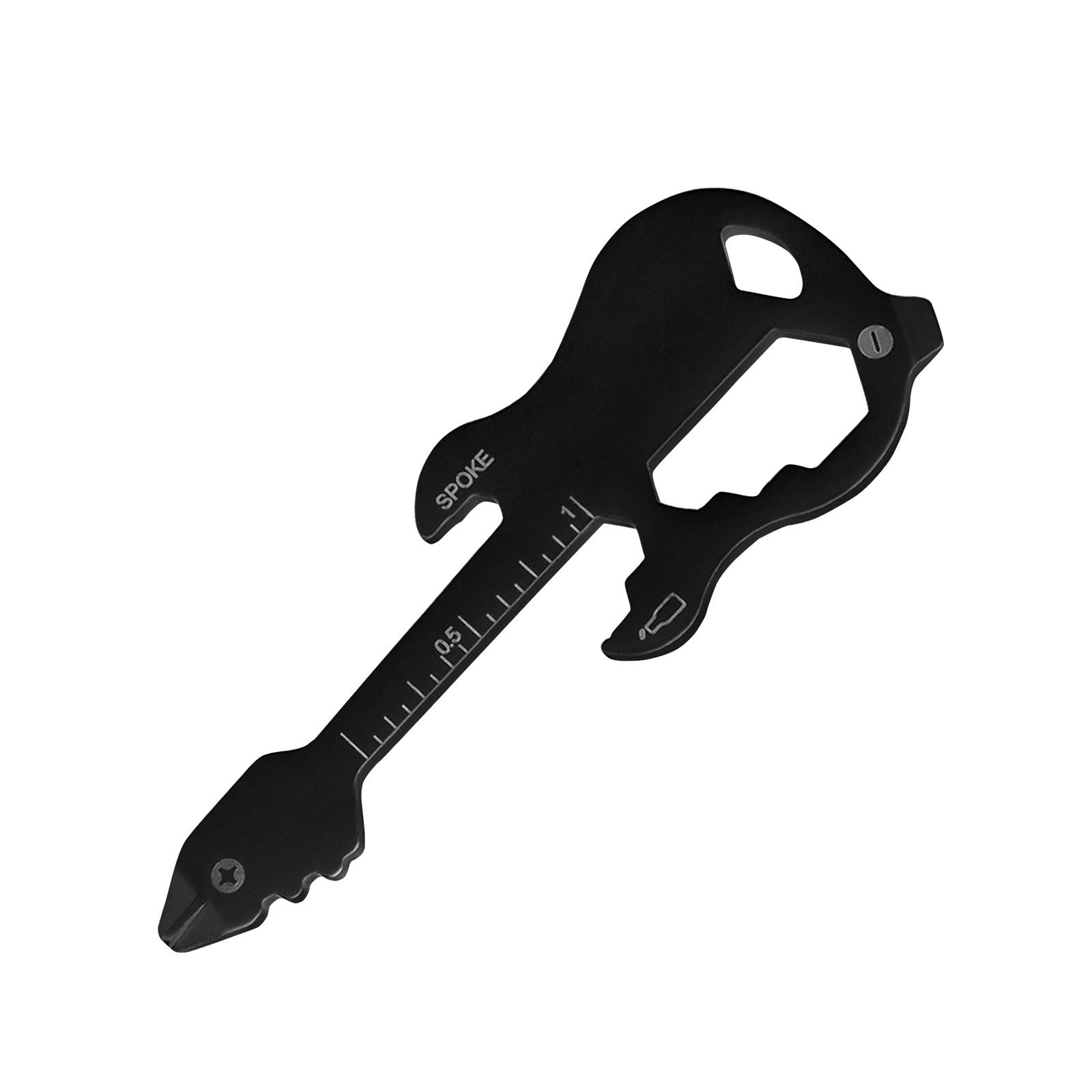 

Multifunctional Card Guitar Tool, Bottle Opening Combination Small Tool One Size чёрный