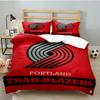Portland Blazers Artwork Bedding Set 3pcs, High Quality Bedding Set Including 1pc Duvet Cover And 2pcs Pillowcases for Bedroom, Dormitory Gift