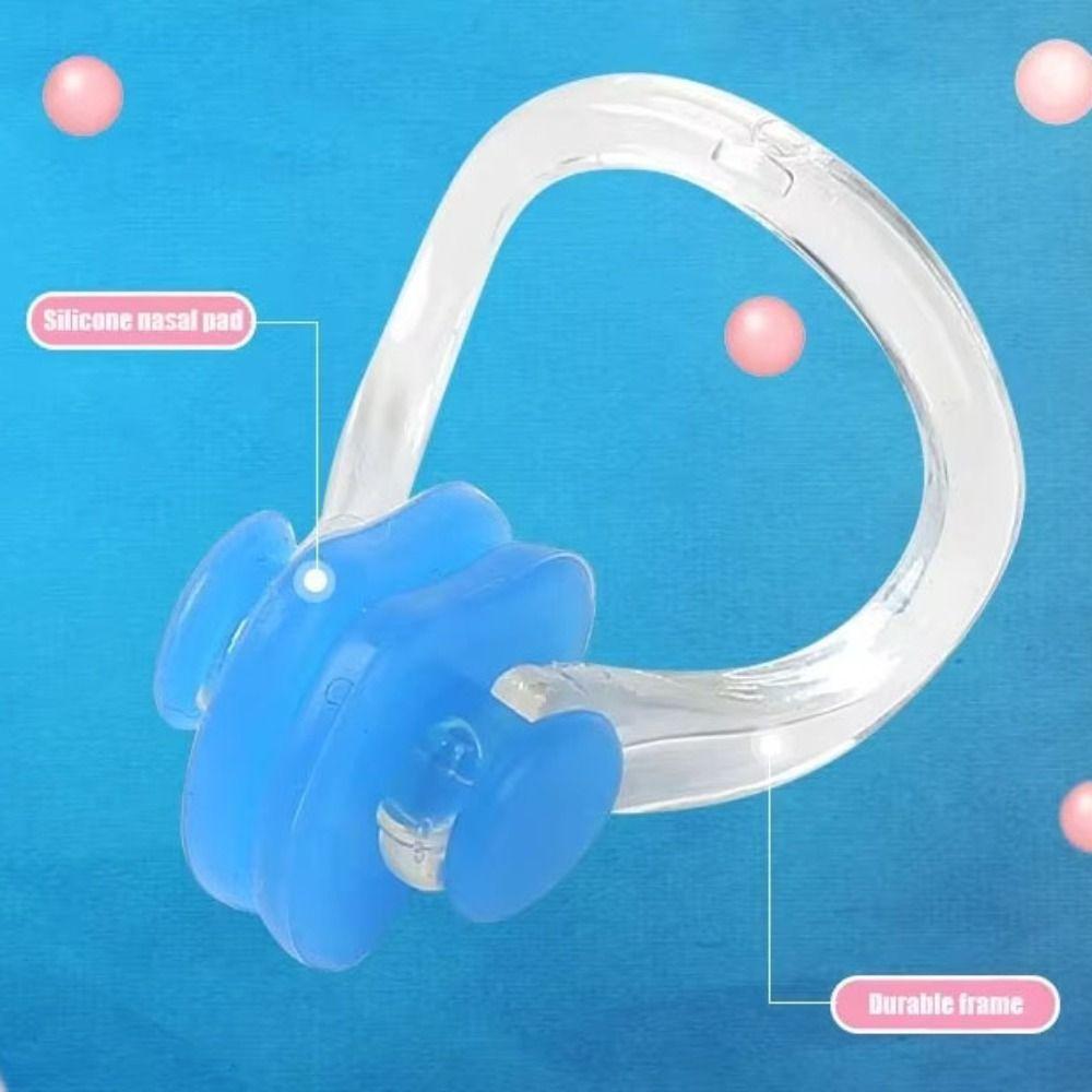 Anti-water Swimming Earplug Nose Clip Soft Nose Protector Clip Silicone Noise Earplug Water